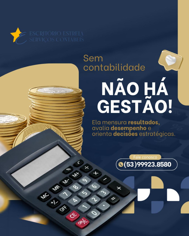 SEM CONTABILIDADE NÃO HÁ GESTÃO!